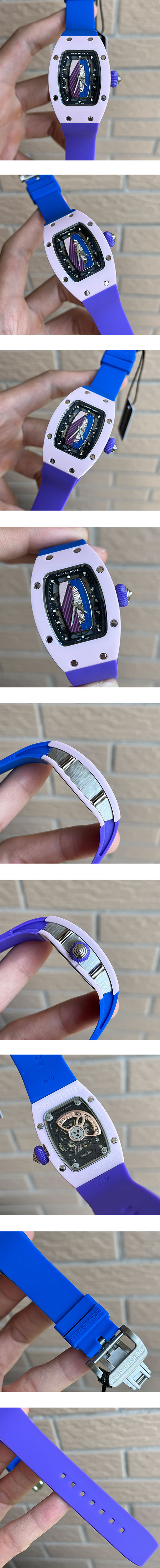 RM 07-01 N級品ブランドコピー腕時計 オートマティック カラーセラミックス パステル ピンク